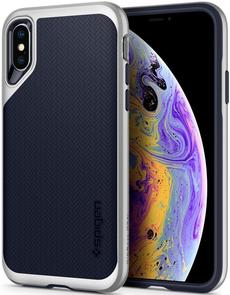 Чохол Spigen for iPhone XS - Neo Hybrid Satin Silver (063CS24920)