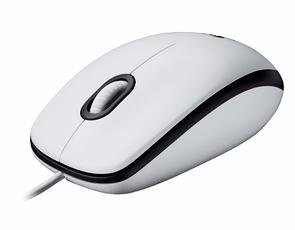 Миша Logitech M100 White (L910-005004)