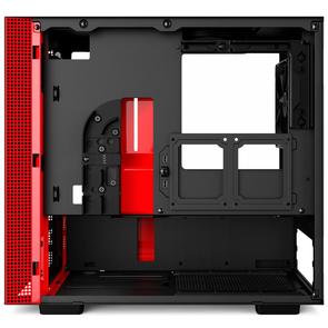 Корпус для ПК NZXT H200 Black/ Red (CA-H200B-BR)