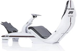 Крісло ігрове Playseat F1 Silver Official Licensed, з кріпленням для керма та педалей, White