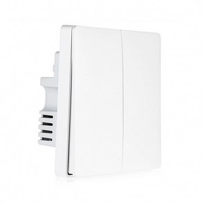 Вимикач Xiaomi Aqara Smart Light Switch (Line-Neutral Double-Button) QBKG12LM White