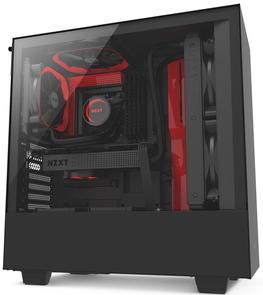 Корпус для ПК NZXT H500 Black/ Red (CA-H500B-BR)