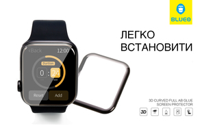 Захисне скло Blueo for iWatch 4 40mm 3D Black