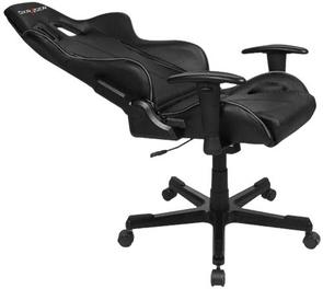 Крісло ігрове DXRacer Formula OH/FE57/N Vinil+PU шкіра, Al основа, Black