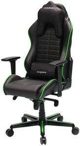 Крісло ігрове DXRacer Drifting OH/DJ133/NE Vinil шкіра, Al основа, Black/Green