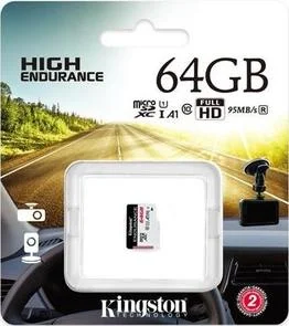 Фото: FLASH пам'ять Kingston High Endurance Micro SDXC 64GB (SDCE/64GB) № 2 | KTC