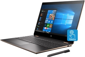 Ноутбук Hewlett-Packard Spectre x360 15-df0041ur 6BM38EA Dark Silver