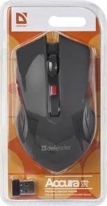 Фото: Миша Defender Accura MM-275 Black/Red (52276) № 3 | KTC