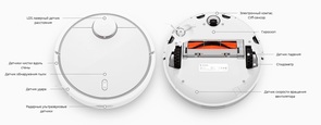 Робот пилосос Xiaomi Mijia 1S Robot Vacuum Cleaner White