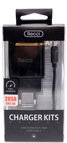 Зарядний пристрій Recci RUC-B05/RCM-P100 Black