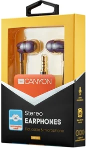 Фото: Навушники Canyon CNS-CEP4P Purple № 2 | KTC
