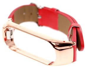 Ремінець Climber for Xiaomi Mi Band 4 - PU Strap Red (CBXM406 Red)