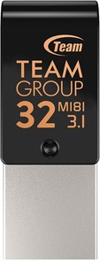 Флешка USB Team OTG M181 32GB Black (TM181332GB01)