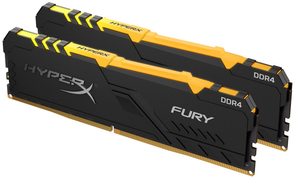 Оперативна пам’ять Kingston HyperX Fury RGB DDR4 2x16GB HX424C15FB3AK2/32