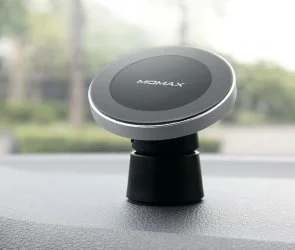 Фото: Кріплення для мобільного телефону Momax Qi Wireless charger 10W Black (CM10S) № 3 | KTC