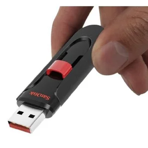 Фото: Флешка USB SanDisk Cruzer Glide 32GB Black/Red (SDCZ60-032G-B35) № 3 | KTC