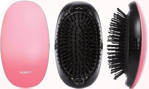 Вібророзчіска з іонізацією Xiaomi Yueli Comb Matte Pink  (HIC-206RM)