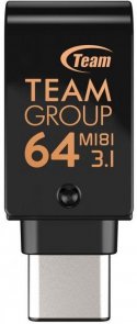 Флешка USB Team OTG M181 64GB TM181364GB01 Black