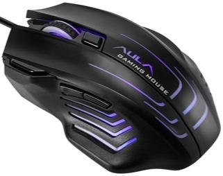 Мишка, Aula Ghost Shark Lite USB, Black ( Gaming )