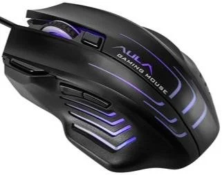 Фото: Миша Aula Ghost Shark Lite Black Gaming (6948391212418) № 3 | KTC