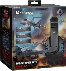 Гарнітура Defender Warhead G-160 Blue (64118)