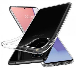 Чохол-накладка Spigen для Samsung Galaxy S20 Plus - Crystal Flex Crystal Clear