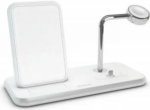 Фото: Док-станція Zens Stand Dock Watch Aluminium Wireless Charger 10W White (ZEDC07W/00) № 3 | KTC