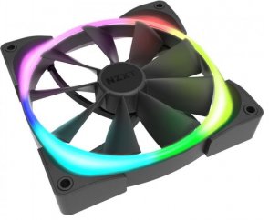 Кулер для корпусу NZXT Aer RGB 2 Single, 140x140x26mm, 500-1500 RPM, 22-33dBA, 4pin