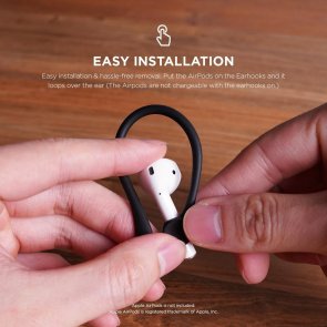 Тримач Elago Earhook for Apple Airpods Black (EAP-HOOKS-BK)