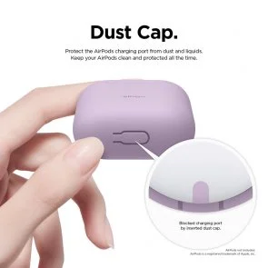 Фото: Чохол Elago for Airpods - Skinny Case Lavender	(EAPSK-BA-LV) № 3 | KTC