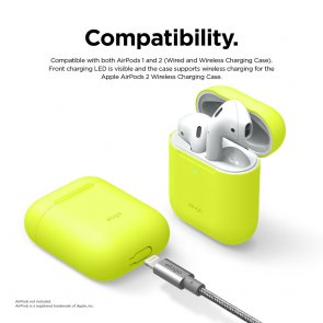 Чохол Elago for Airpods - Skinny Case Neon Yellow (EAPSK-BA-NYE)