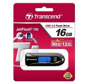 Фото: Флешка USB Transcend JetFlash 790 16GB Black (TS16GJF790K) № 3 | KTC