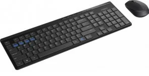 Фото: Комплект клавіатура+миша Rapoo 8100M Black № 2 | KTC