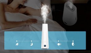 Зволожувач повітря DEERMA Humidifier with Remote Control White DEM-LD220 4L