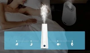 Фото: Зволожувач повітря DEERMA Humidifier with Remote Control White DEM-LD220 4L № 8 | KTC