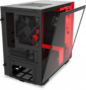 Корпус NZXT H210 Black/Red with window (CA-H210B-BR)