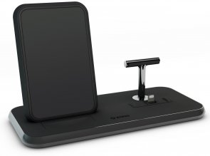 Док-станція Zens Stand with Dock Aluminium Wireless Charger Black (ZEDC06B/00)