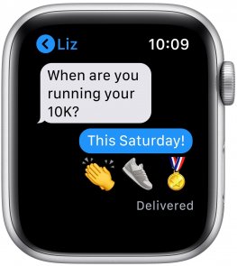 Смарт годинник Apple Watch Series SE GPS 44mm Silver Aluminium Case with White Sport Band (MYDQ2)