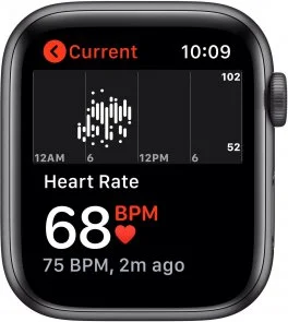 Фото: Смарт годинник Apple Watch Series SE GPS 44mm Space Gray Aluminium Case with Midnight Sport Band (MKQ63) № 5 | KTC