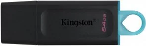 Фото: Флешка USB Kingston DataTraveler Exodia 64GB Black/Teal (DTX/64GB) № 2 | KTC