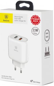 Зарядний пристрій Baseus Bojure Series 23W White (CCALL-AG02)