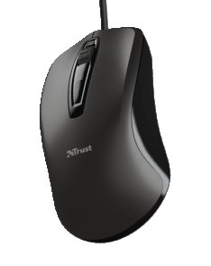 Мишка, Trust Carve USB Mouse, Black (23733)