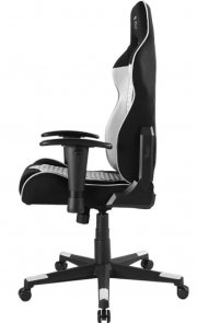 Крісло ігрове DXRacer NEX EC/OK01/NW, PU шкіра, Al основа, Black/White