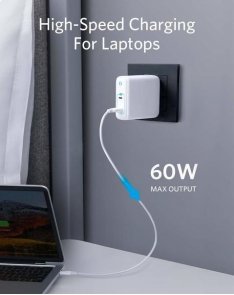 Зарядний пристрій Anker PowerPort Atom III Duo White (A2629H21)