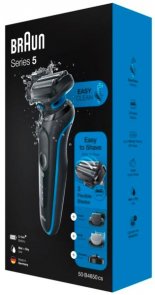 Електробритва Braun Series 5 50-B4650cs Black/Blue