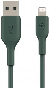 Кабель Belkin PVC AM / Lightning 1m Midnight Green (CAA001BT1MMG)