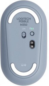 Мишка, Logitech Pebble M350 Wireless, Blue Grey