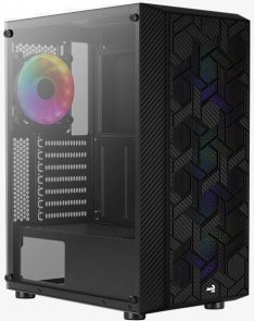 Корпус AeroCool Hive FRGB v2 Black with window (Hive-G-BK-v2)