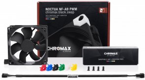 Вентилятор для корпуса Noctua NF-A9 PWM CHROMAX.BLACK.SWAP