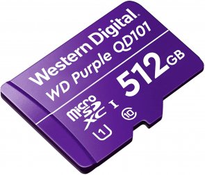 Карта пам'яті Western Digital Purple QD101 Micro SDXC 512GB (WDD512G1P0C)